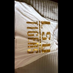 lsu top, worn a few times